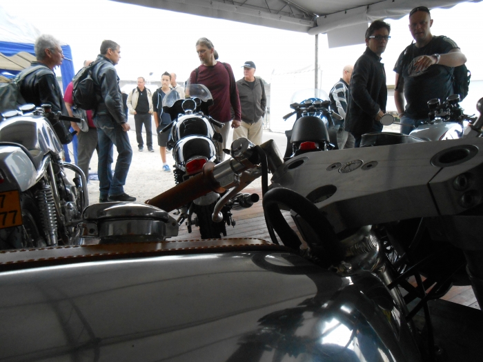 Cafe racer Montlhery Paris France motorcycle tour -